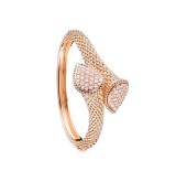 Traci Diamond Necklace Set Rose Gold
