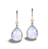 Diamond Yellow Gold 22kt Dangle Earring