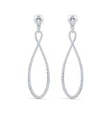 Diamond Yellow Gold 22kt Dangle Earring
