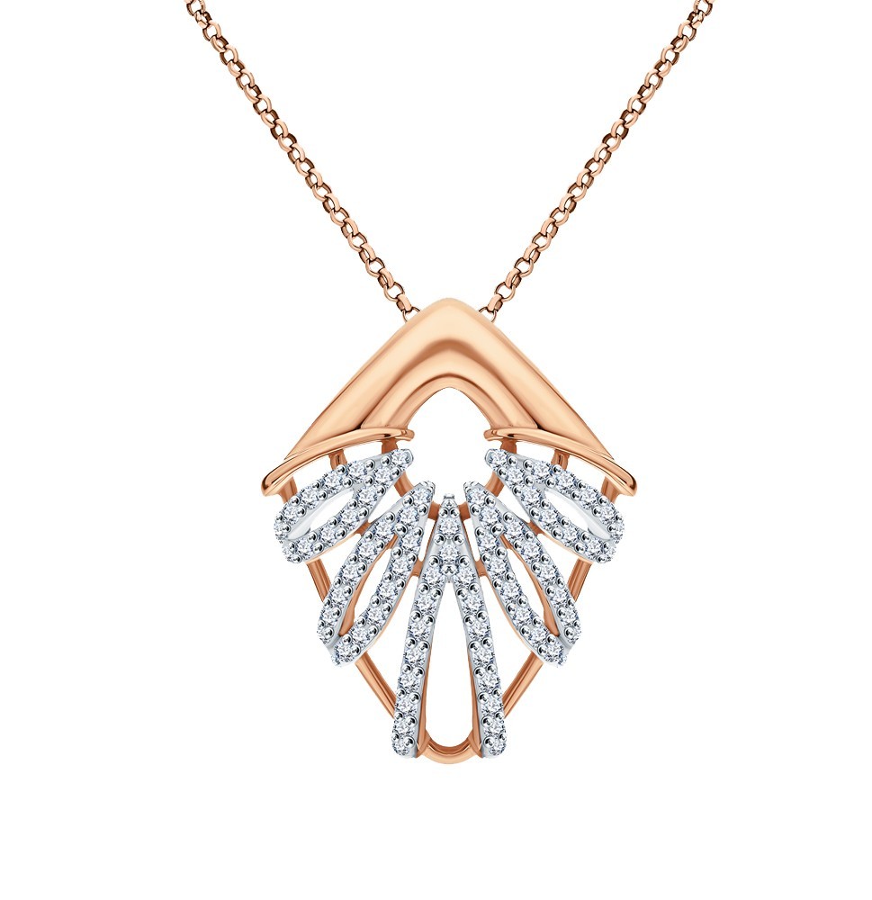 Diamond Stud Eulla Earring Rose Gold