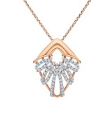 Diamond Stud Eulla Earring Rose Gold