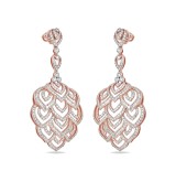 Verdant Splendour Diamond Dangle Earrings