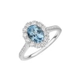 Esra Floral Diamond Pendant Set White Gold